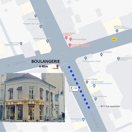 Apartamento Le Jeanne D'arc Avec Sa Terrasse By Unsejouranancy Fr