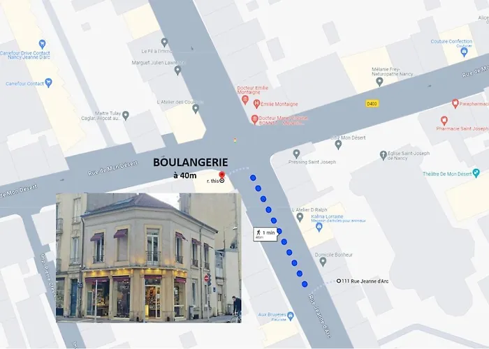 Apartamento Le Jeanne D'arc Avec Sa Terrasse By Unsejouranancy Fr